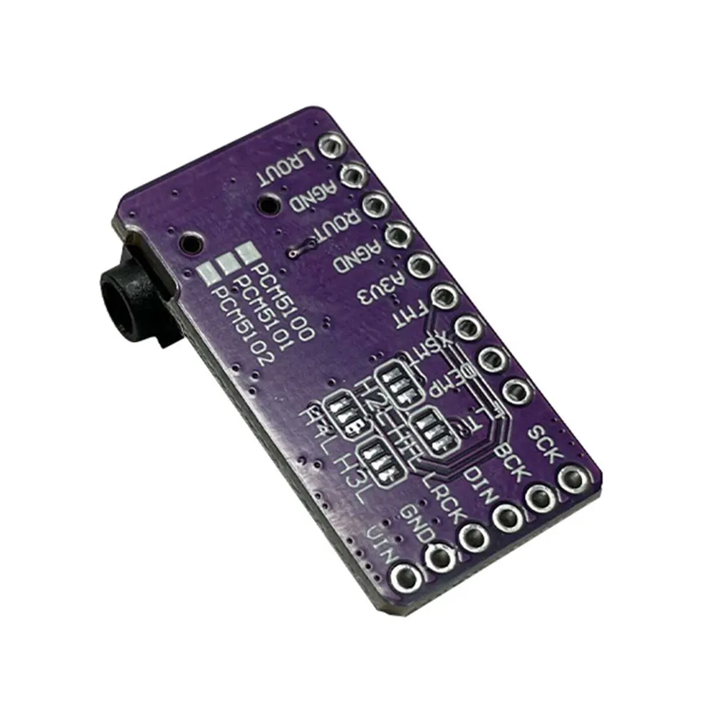 GY-PCM5102 DAC Digital-To-Analog Converter Voice Module I2S IIS Interface Stereo DAC Converter Audio Module for Raspberry Pi
GY-PCM5102 DAC Digital-To-Analog Converter Voice Module I2S IIS Interface Stereo DAC Converter Audio Module for Raspberry Pi