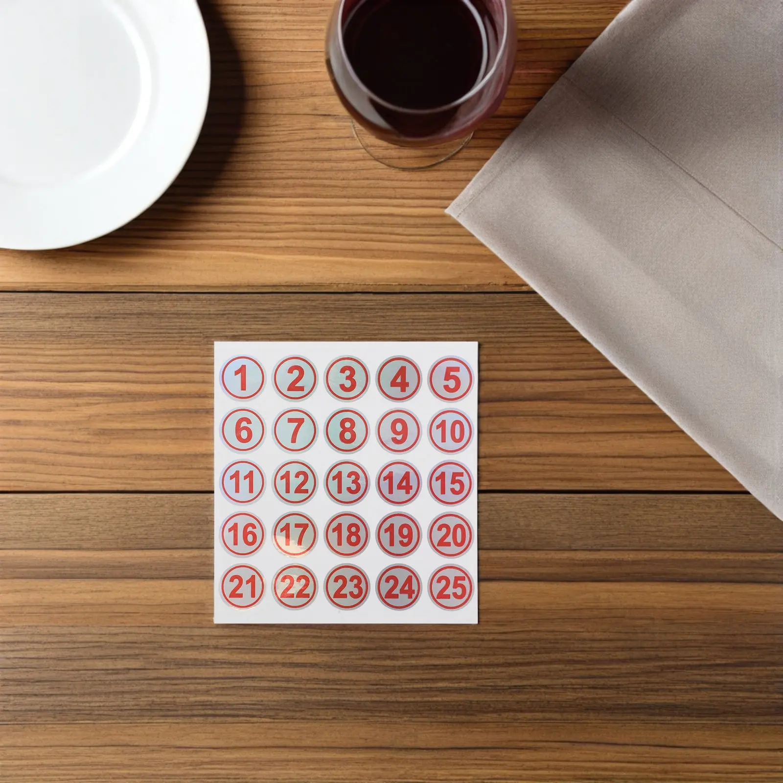 15 Sheets Waterproof Number Stickers 1-25 Self-Adhesive Tear-Proof Clear Numbering Labels for Shipping Boxes Inventory Labeling
15 Sheets Waterproof Number Stickers 1-25 Self-Adhesive Tear-Proof Clear Numbering Labels for Shipping Boxes Inventory Labeling