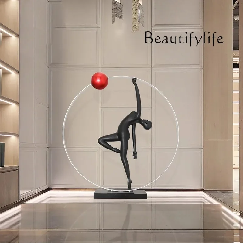 Creative hotel large floor-to-ceiling ornaments Sales department FRP figure sculpture Interior abstract artwork
Creative hotel large floor-to-ceiling ornaments Sales department FRP figure sculpture Interior abstract artwork