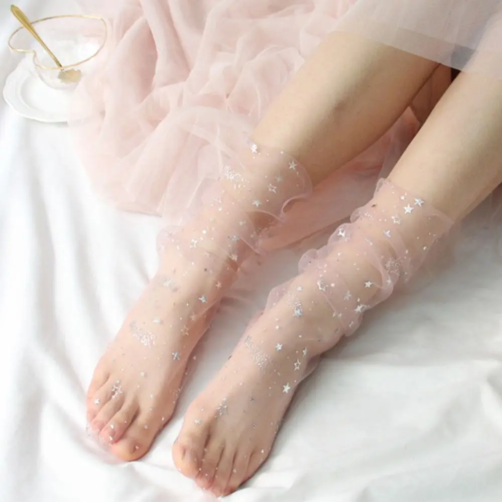 Fashion Candy Colors Shiny Stars Women Ladies Glitter Hosiery Transparent Women Socks Fishnet Socks
Fashion Candy Colors Shiny Stars Women Ladies Glitter Hosiery Transparent Women Socks Fishnet Socks