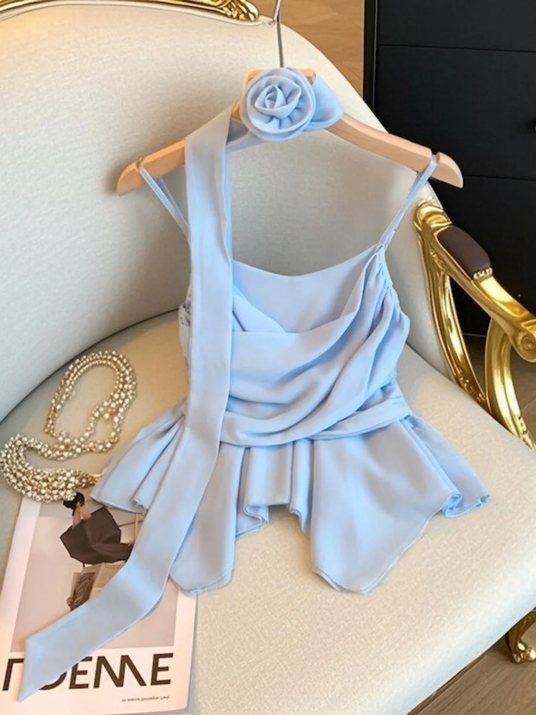 High-End Summer New Style Guangzhou Thirteenth Factory Women's Clothing Irregular Hem Lace Trim Chiffon Strap Vest Original D...
High-End Summer New Style Guangzhou Thirteenth Factory Women's Clothing Irregular Hem Lace Trim Chiffon Strap Vest Original D...