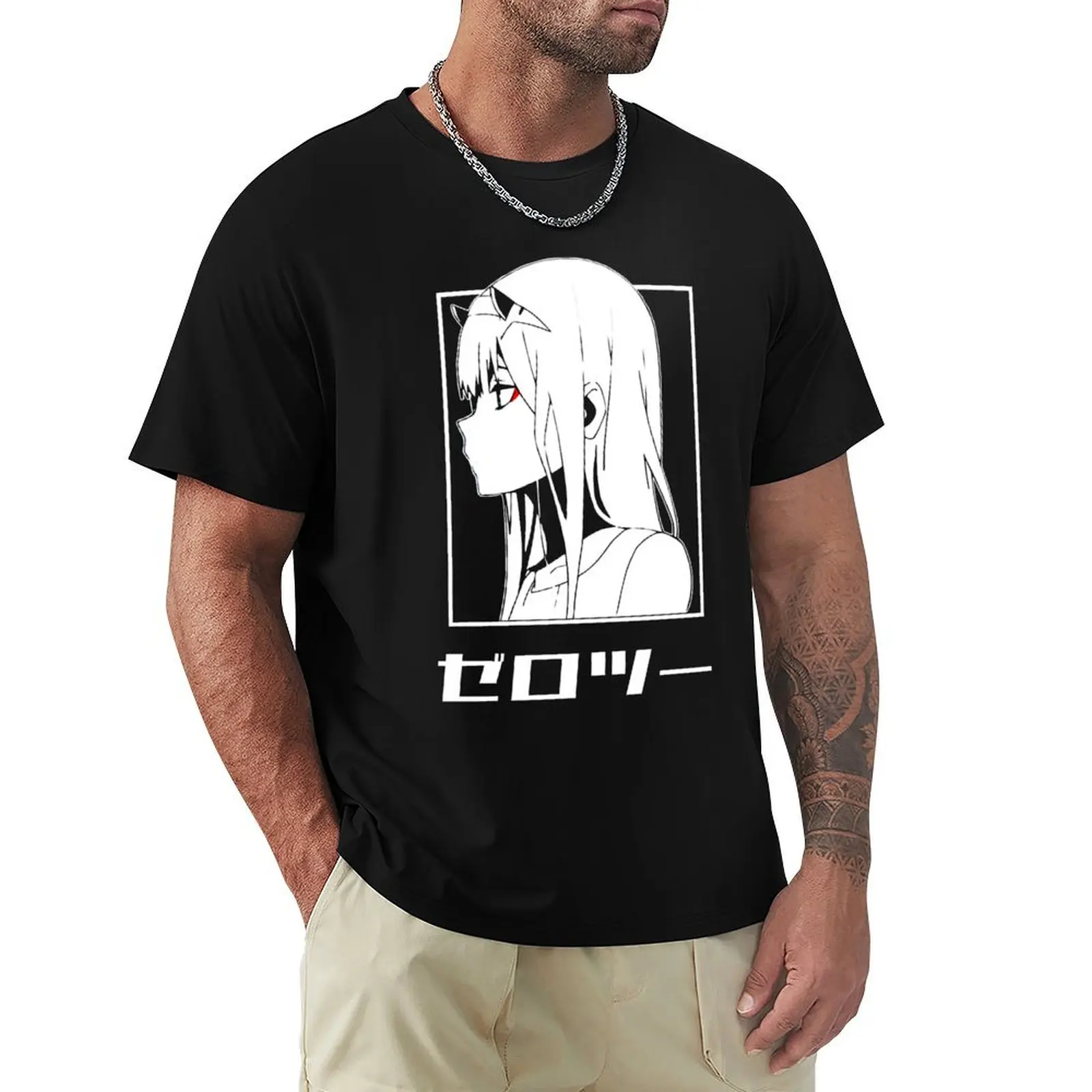 Zero Two For Fans T-Shirt Simple Solid Color Crew Neck Tee
Zero Two For Fans T-Shirt Simple Solid Color Crew Neck Tee