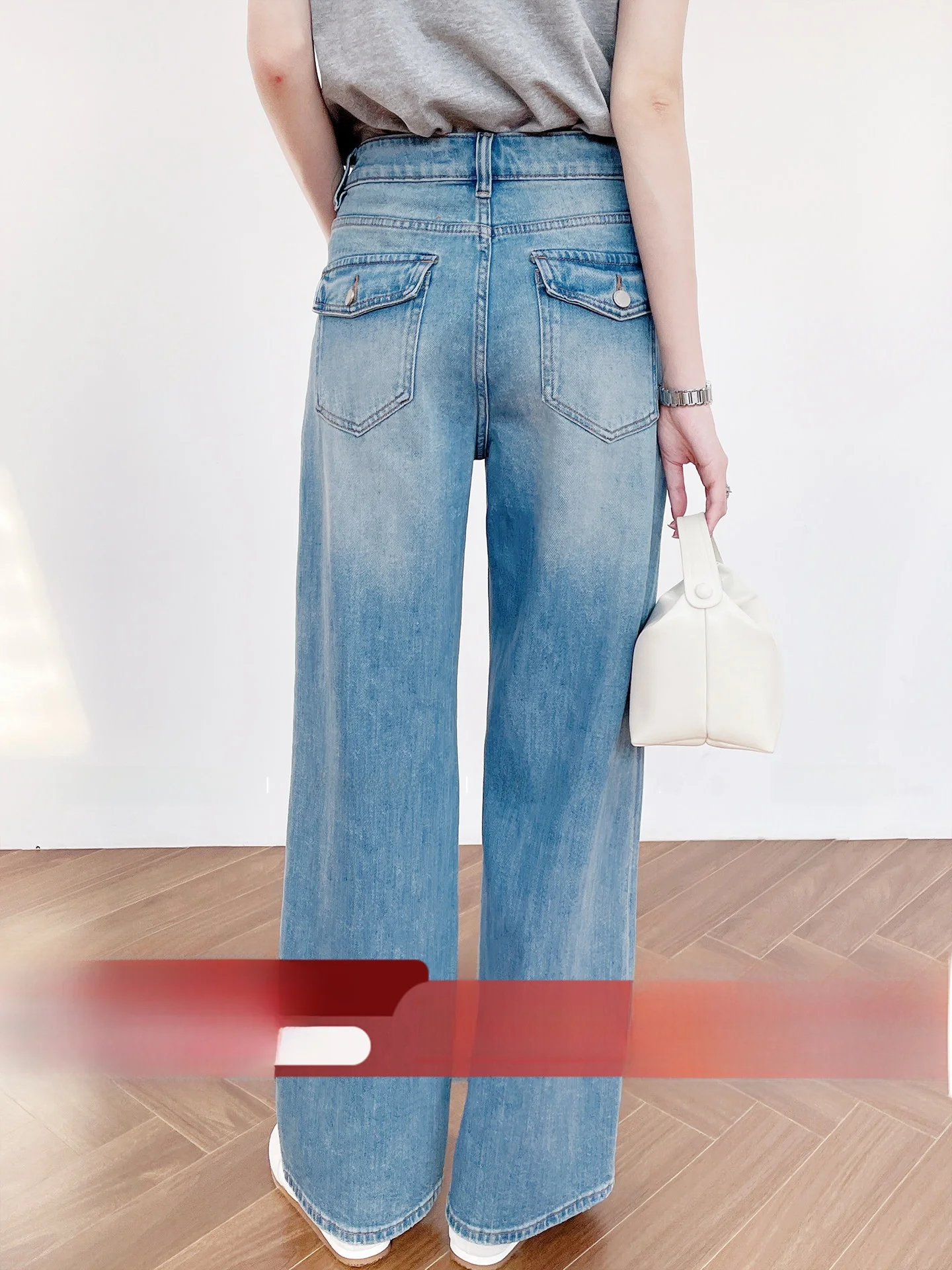 High Waist Cotton Denim Jeans Women's Straight Leg Washed Spring New Style with 3D Pockets Casual Comfortable Ladies Jeans
High Waist Cotton Denim Jeans Women's Straight Leg Washed Spring New Style with 3D Pockets Casual Comfortable Ladies Jeans
