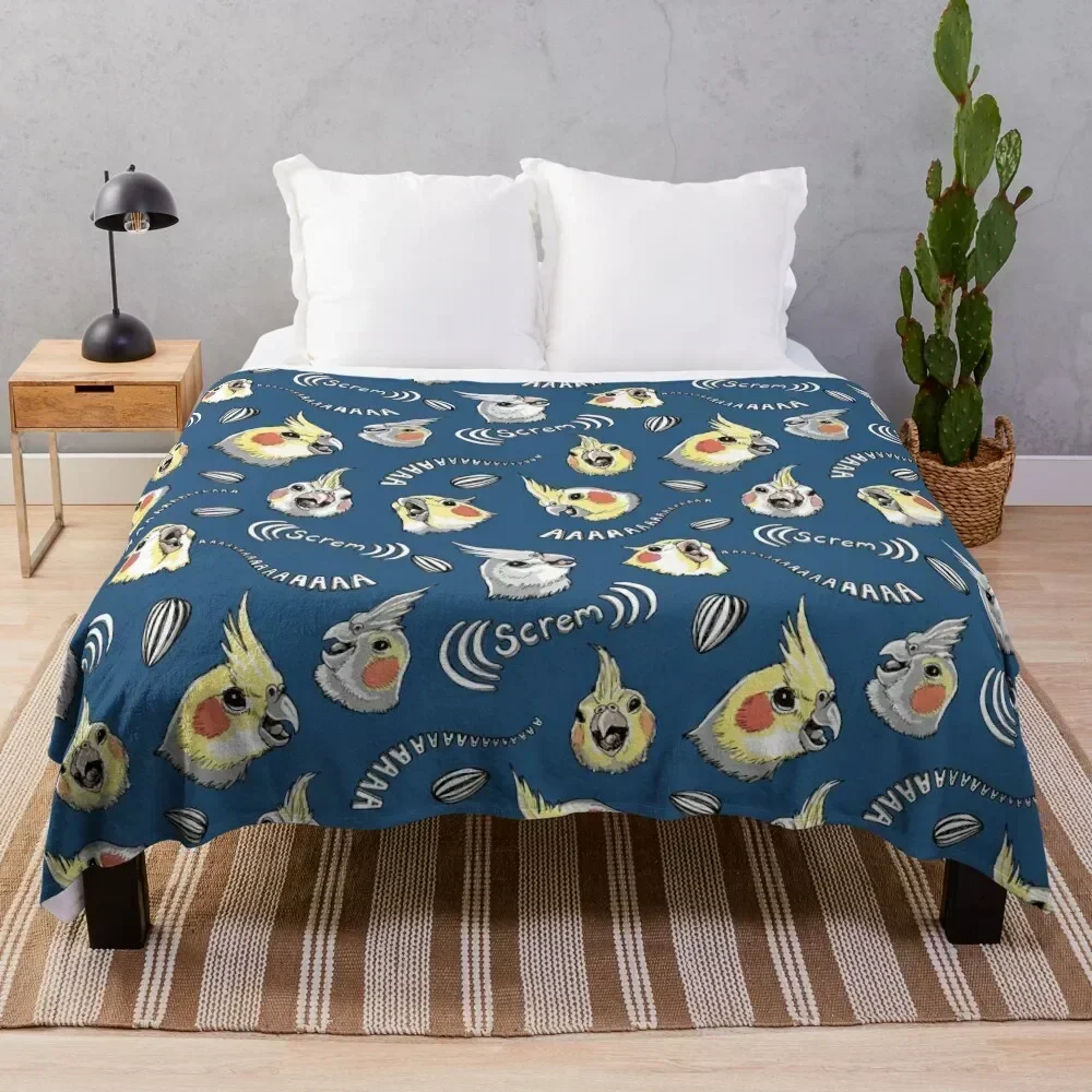 Cockatiel Screm Throw Blanket Winter beds manga Blankets Soft Plaid bed plaid Thermals For Travel Baby Blankets
Cockatiel Screm Throw Blanket Winter beds manga Blankets Soft Plaid bed plaid Thermals For Travel Baby Blankets