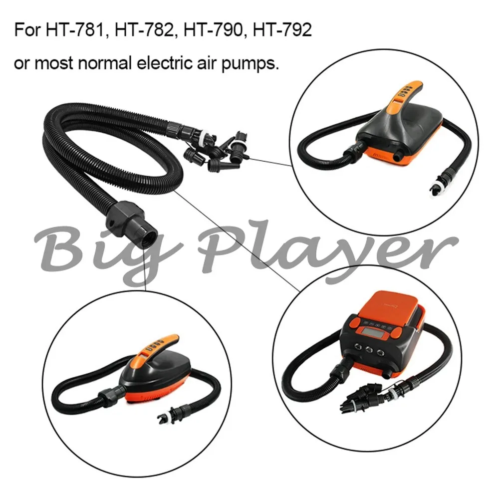 Premium 6 Nozzles Air Hose Kit - 16 20PSI Electric Air Pump Adaptor for SUP Inflatable Boats Paddle Board
Premium 6 Nozzles Air Hose Kit - 16 20PSI Electric Air Pump Adaptor for SUP Inflatable Boats Paddle Board