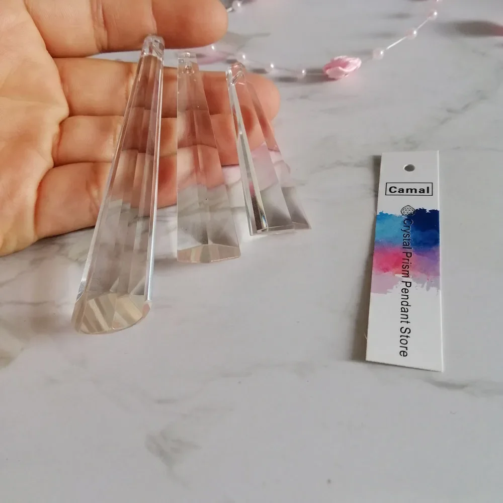 Camal 2pcs 63/76/100mm Corbels Shape Clear SunCatcher Crystal Prisms Pendant Chandelier Lamp Lighting Hanging Parts Decoration
Camal 2pcs 63/76/100mm Corbels Shape Clear SunCatcher Crystal Prisms Pendant Chandelier Lamp Lighting Hanging Parts Decoration
