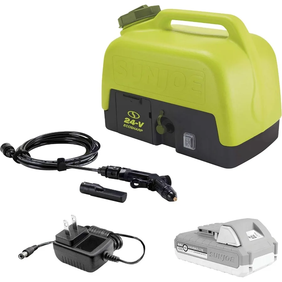 Cordless Electric Pressure Power Washer with 2.0Ah Battery Charger and Adjustable Nozzle 1.5 GPM 90W Motor Heavy-Duty Cleaning
Cordless Electric Pressure Power Washer with 2.0Ah Battery Charger and Adjustable Nozzle 1.5 GPM 90W Motor Heavy-Duty Cleaning