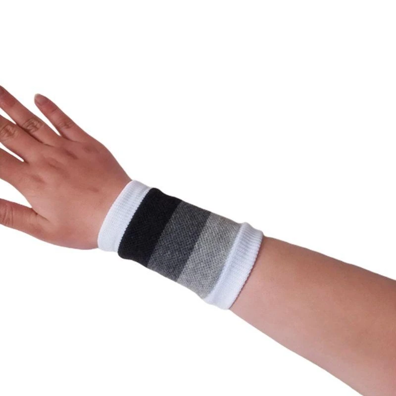 R53E Unisex Sports Wrist Protector Sweatband Gradient Rainbow Stripes Knit Bracelet
R53E Unisex Sports Wrist Protector Sweatband Gradient Rainbow Stripes Knit Bracelet