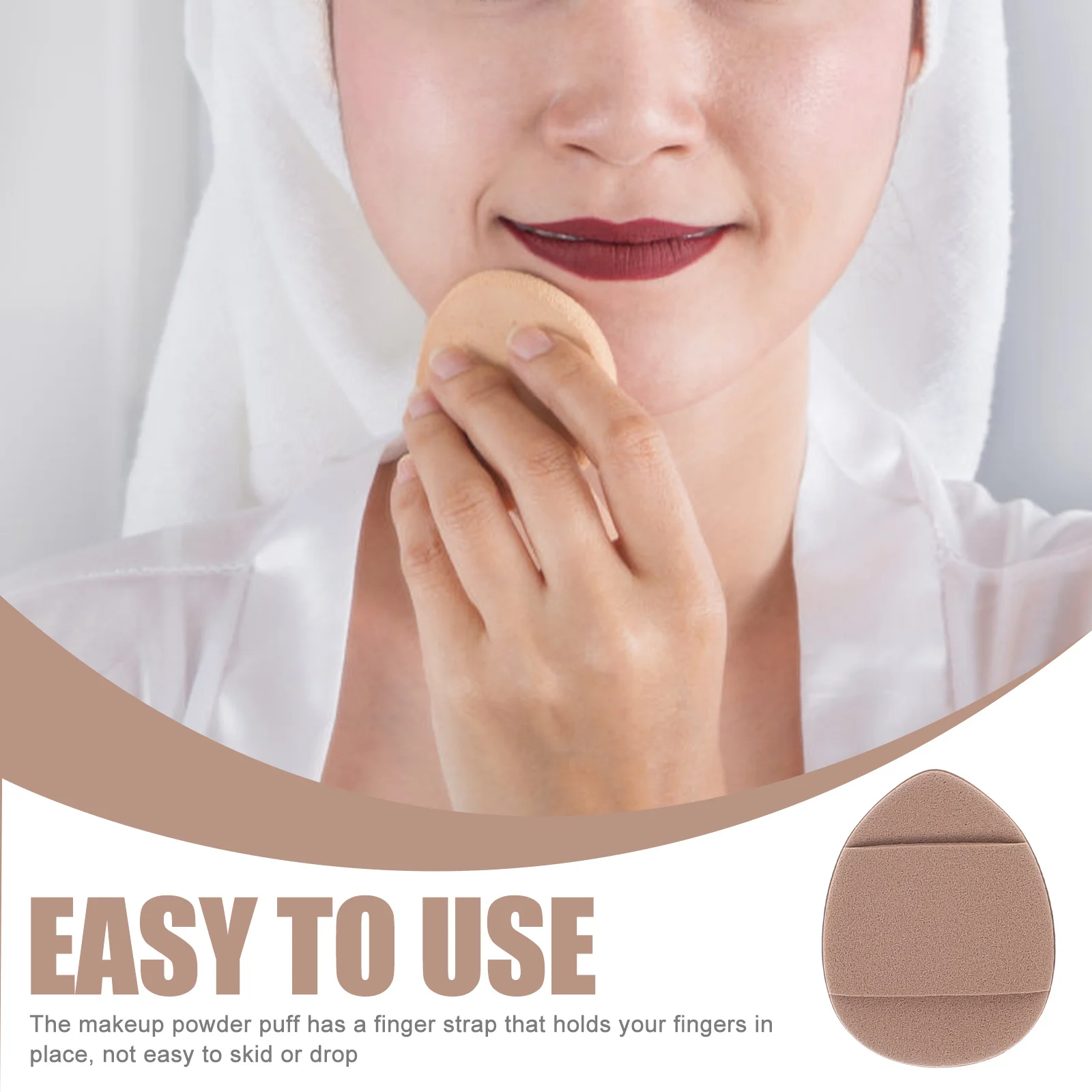 4pcs Mini Powder Puff Triangle Shape Face Makeup Non Latex Hydrophilic Soft Fingertip Cushion Travel Size Foundation Concealer
4pcs Mini Powder Puff Triangle Shape Face Makeup Non Latex Hydrophilic Soft Fingertip Cushion Travel Size Foundation Concealer