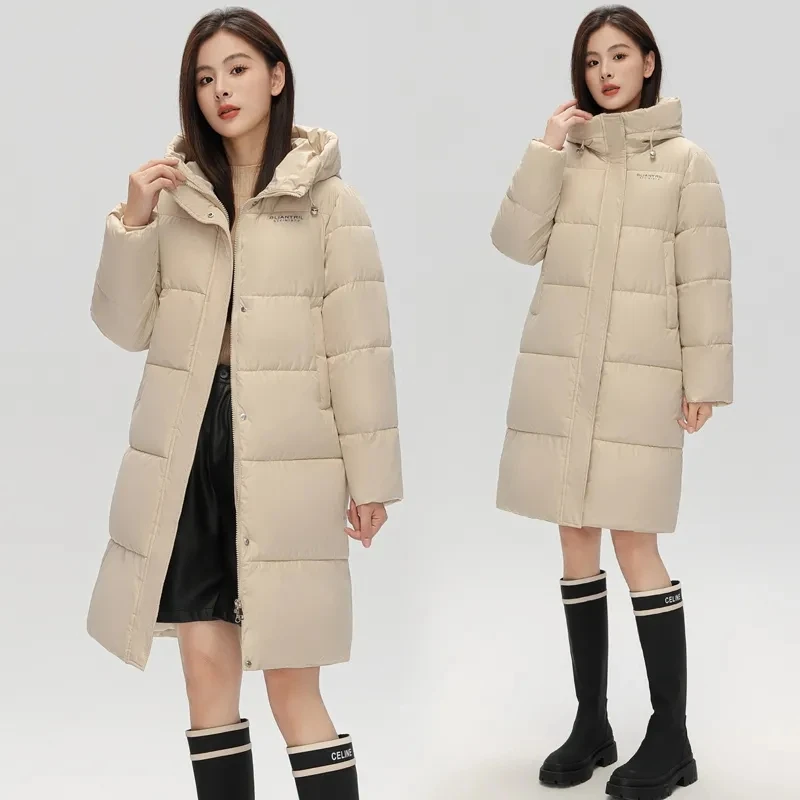 2024 Winter Down Cotton Coat Womens Korean Loose Winter Jacket Long Puffer Parkas Windproof Overcoat Female Casual Hooded Jacket
2024 Winter Down Cotton Coat Womens Korean Loose Winter Jacket Long Puffer Parkas Windproof Overcoat Female Casual Hooded Jacket
