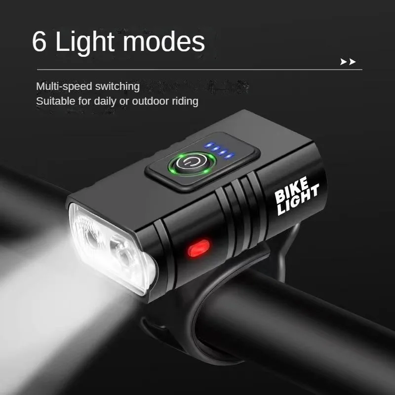 T6 Bright Bike Light LED Front USB Rechargeable MTB Mountain Bicycle Lamp 1000LM Bicycle Headlight Flashlight Cycling Scooter
T6 Bright Bike Light LED Front USB Rechargeable MTB Mountain Bicycle Lamp 1000LM Bicycle Headlight Flashlight Cycling Scooter