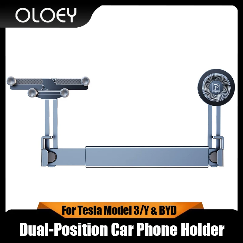 Dual-Position Car Phone Holder – Durable Aluminum Alloy with Smooth Touch, Adjustable Bracket for Tesla Model 3/Y & BYD
Dual-Position Car Phone Holder – Durable Aluminum Alloy with Smooth Touch, Adjustable Bracket for Tesla Model 3/Y & BYD