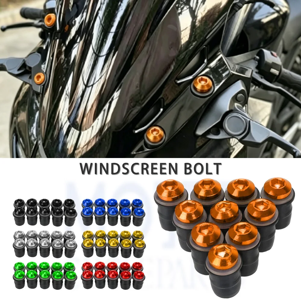 2002-2026 10PCS Motorcycle Windscreen Windshield Fairing Bolt Screw Kit For KTM 390 790 890 950 990 1050 1090 1190 Adventure R S
2002-2026 10PCS Motorcycle Windscreen Windshield Fairing Bolt Screw Kit For KTM 390 790 890 950 990 1050 1090 1190 Adventure R S