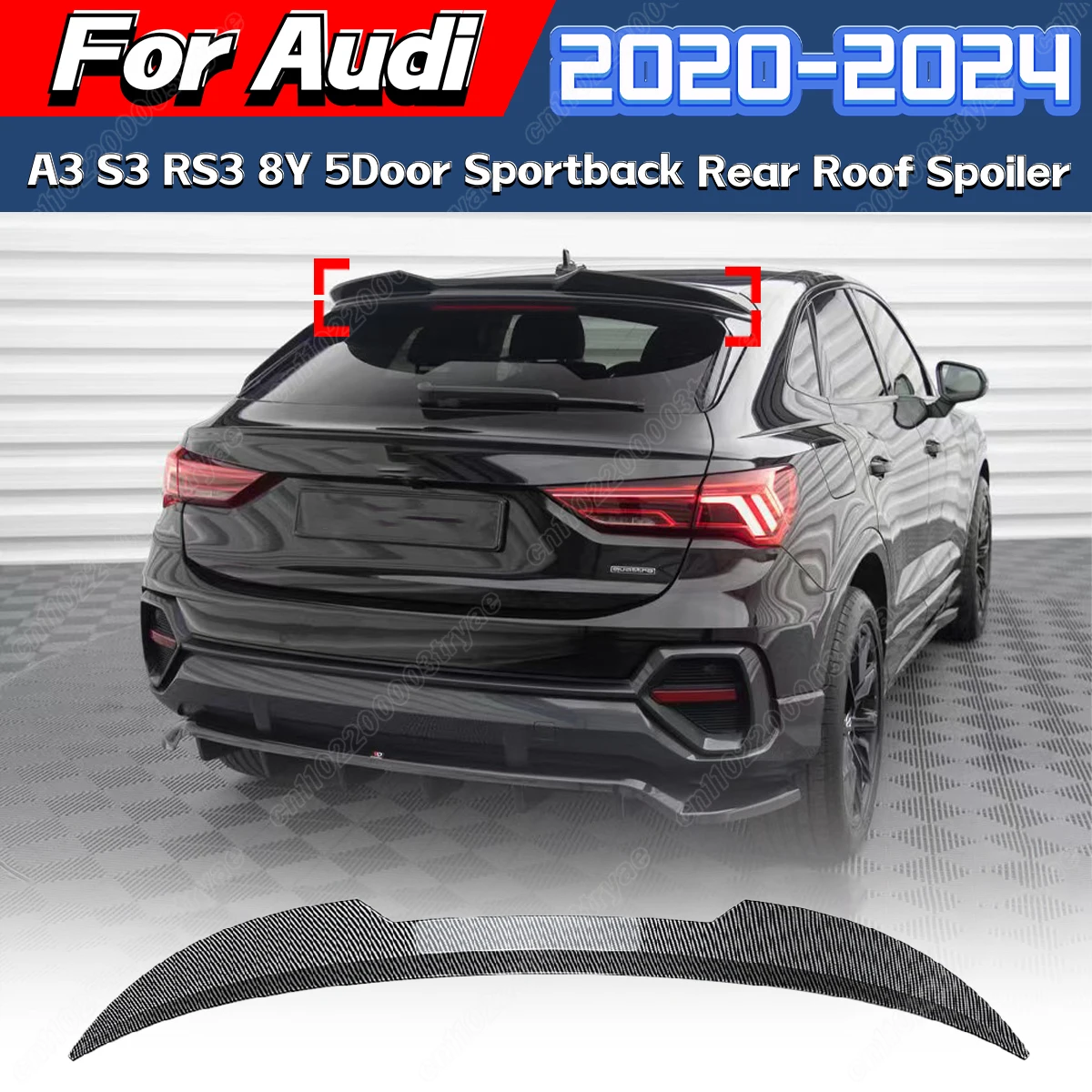 For Audi A3 S3 RS3 8Y 5Door Sportback 2020 2021 2022 2023 2024 Trunk Spoiler Rear Wing Roof Roof Splitter Body Modification Kit
For Audi A3 S3 RS3 8Y 5Door Sportback 2020 2021 2022 2023 2024 Trunk Spoiler Rear Wing Roof Roof Splitter Body Modification Kit