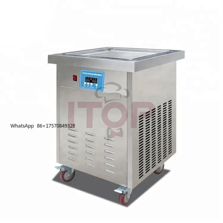 Commercial Single Pan Fried Ice Cream Roll Machine Fried Ice Cream Machine
Commercial Single Pan Fried Ice Cream Roll Machine Fried Ice Cream Machine
