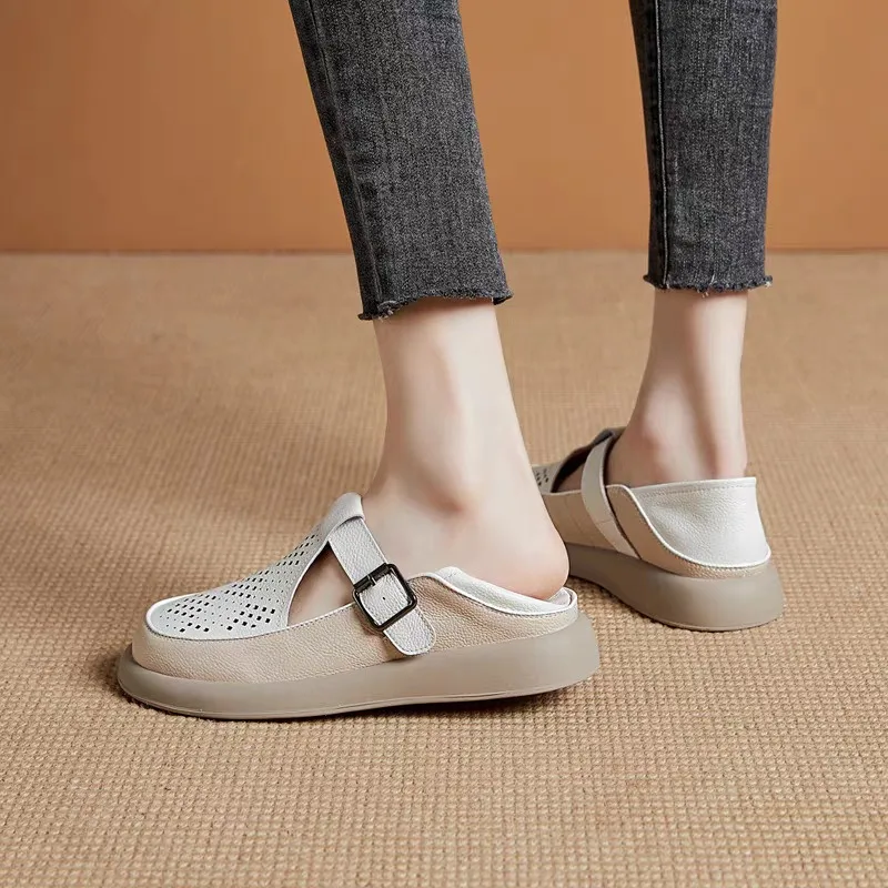 Women's Closed Toe Loafer Sandals 2026 New Perforated Soft Sole Lightweight Breathable Plus Size Casual Summer Shoes
Women's Closed Toe Loafer Sandals 2026 New Perforated Soft Sole Lightweight Breathable Plus Size Casual Summer Shoes