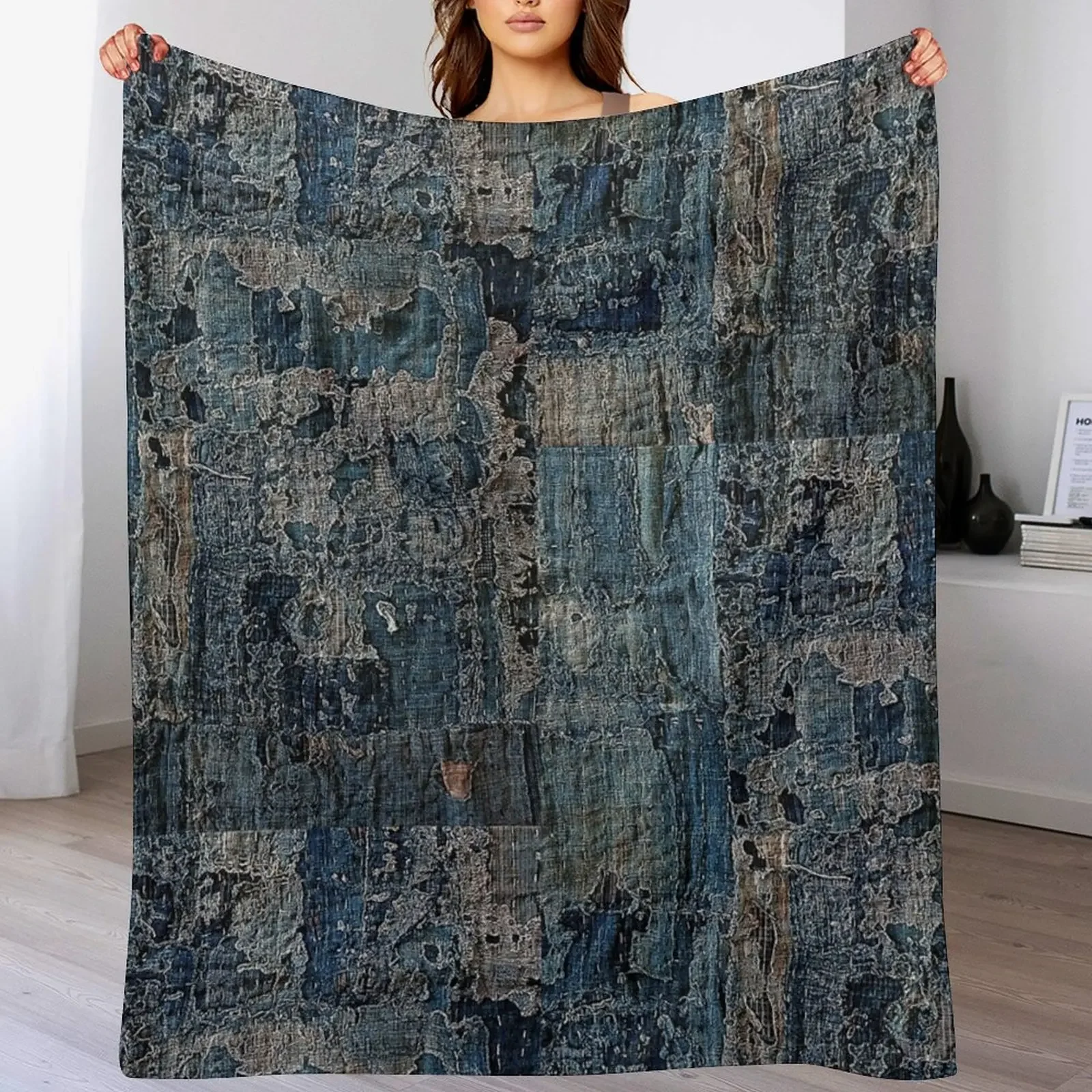 Worn & Mended Boro Artwork Throw Blanket Anti Shedding Soft Fuzzy Blanket for Home
Worn & Mended Boro Artwork Throw Blanket Anti Shedding Soft Fuzzy Blanket for Home