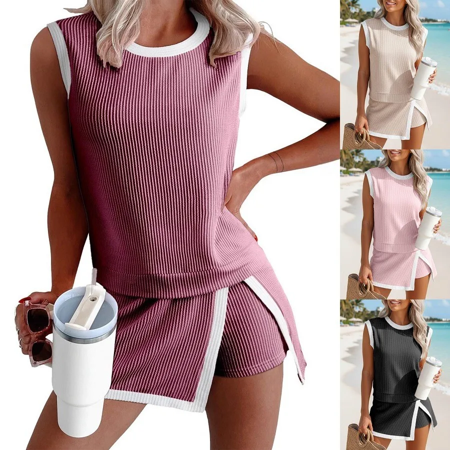 Womens Matching Sets Skirt Sleeveless Short Skirt Beach Outfits Woman Mini Skirt Summer Women's Clothing Skirts
Womens Matching Sets Skirt Sleeveless Short Skirt Beach Outfits Woman Mini Skirt Summer Women's Clothing Skirts