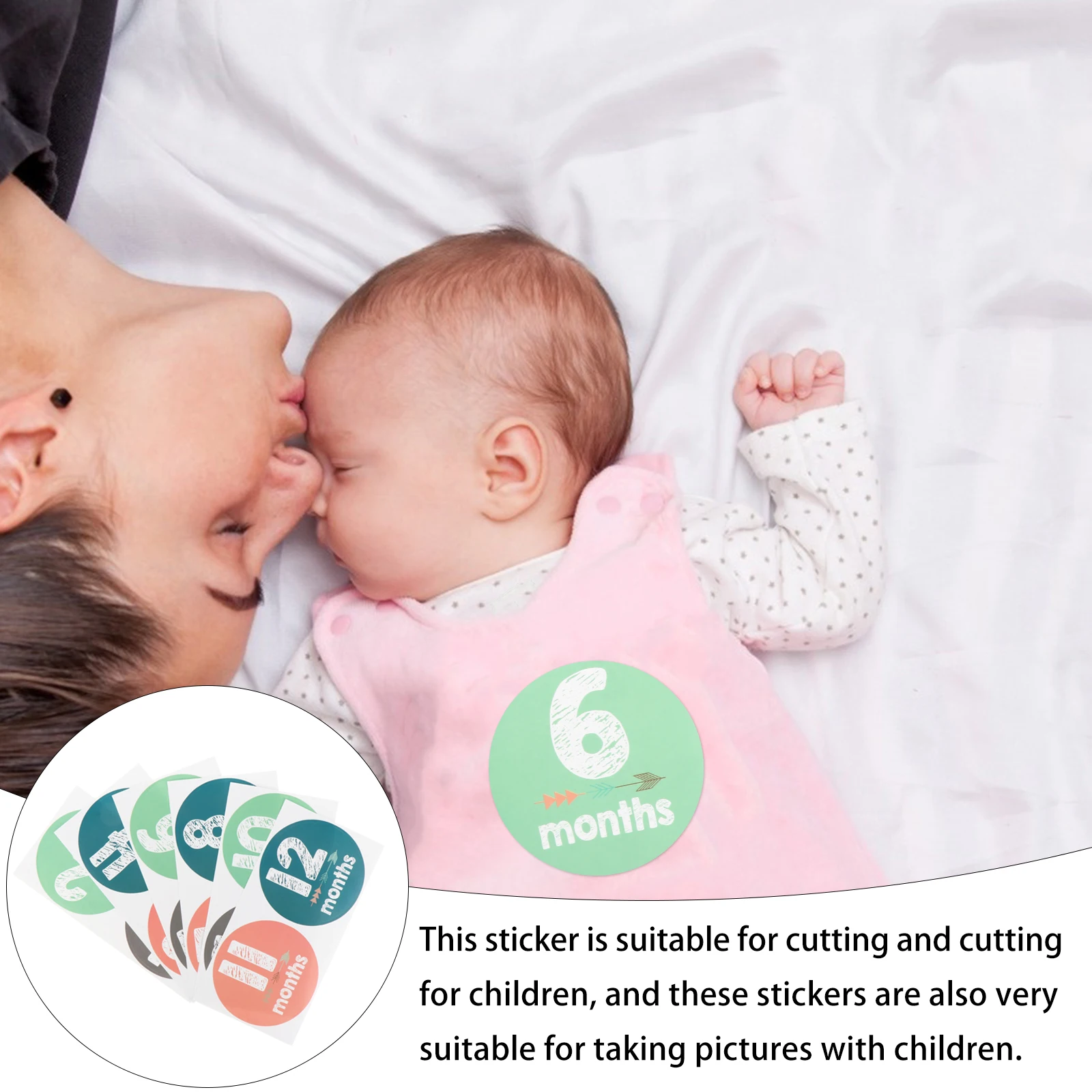 12pcs Stickers Baby Milestone Cards Decal Photo Milestone Decal For Photo Infant Newborn Scrapbooking Props Studio
12pcs Stickers Baby Milestone Cards Decal Photo Milestone Decal For Photo Infant Newborn Scrapbooking Props Studio