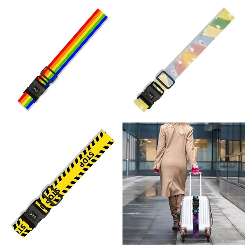 D46D Packing Belts with Reliable Locking Mechanism Stylish Suitcase Strap Adjustable
D46D Packing Belts with Reliable Locking Mechanism Stylish Suitcase Strap Adjustable