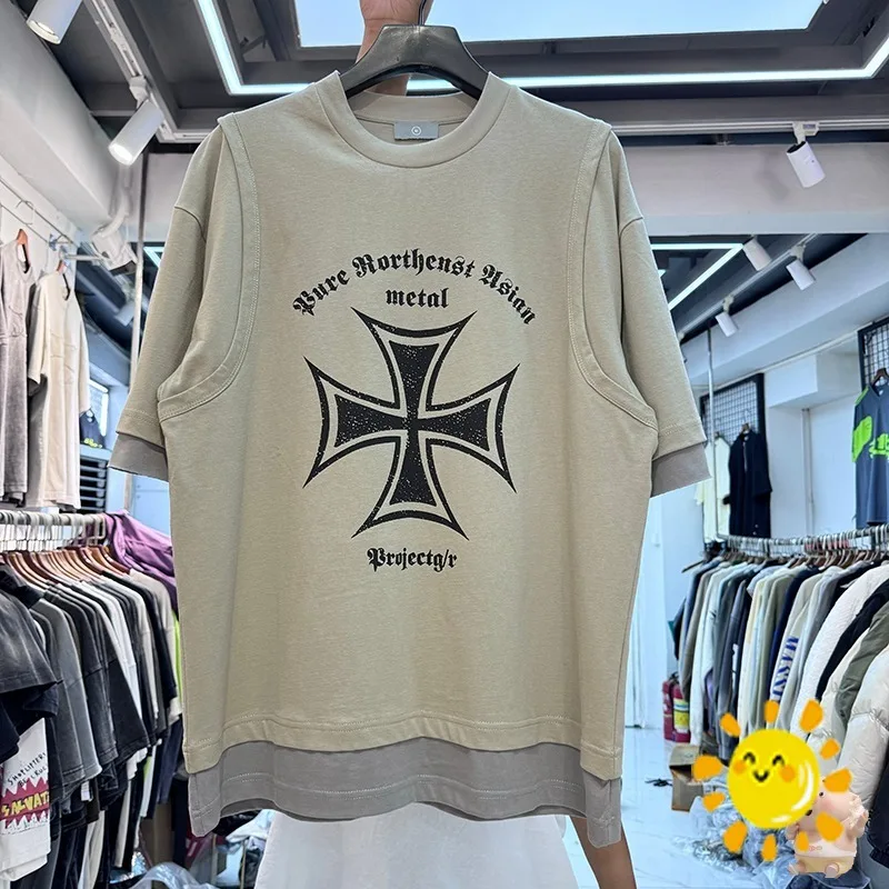 24SS Streetwear High Quality Vintage PROJECT G/R LAYERED SLEEVE T-shirt Men Women Tee Tops T Shirt
24SS Streetwear High Quality Vintage PROJECT G/R LAYERED SLEEVE T-shirt Men Women Tee Tops T Shirt