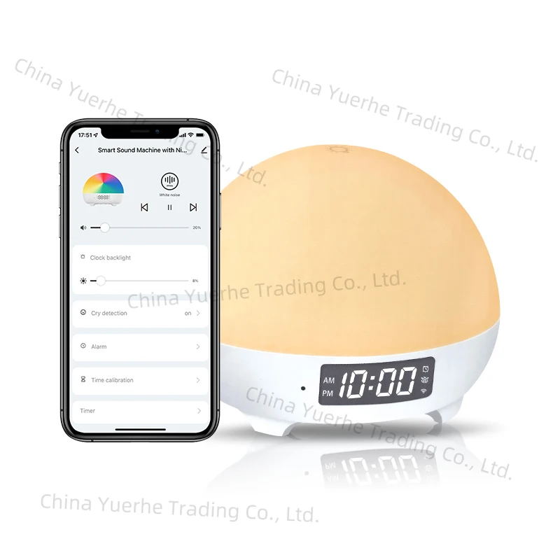 Умная звуковая машина с белым шумом и ночником для обеспечения идеальной среды сна Портативное успокаивающее устройство для сна
Умная звуковая машина с белым шумом и ночником для обеспечения идеальной среды сна Портативное успокаивающее устройство для сна