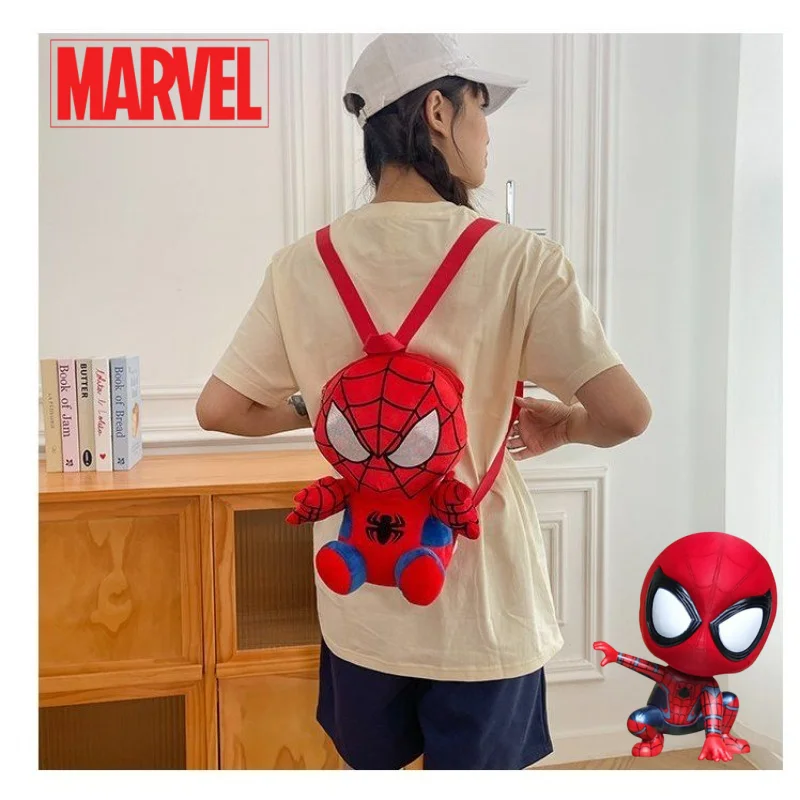 Новый милый креативный плюшевый рюкзак с героями мультфильмов Marvel The Avengers Spiderman, стильный и персонализированный, портативный, праздничный подарок
Новый милый креативный плюшевый рюкзак с героями мультфильмов Marvel The Avengers Spiderman, стильный и персонализированный, портативный, праздничный подарок