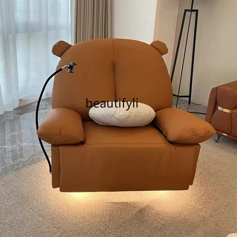 FC First Layer Cowhide Living Room First-Class Electric Sofa Light Luxury Single Leisure Chair Functional Cabin Sofa
FC First Layer Cowhide Living Room First-Class Electric Sofa Light Luxury Single Leisure Chair Functional Cabin Sofa