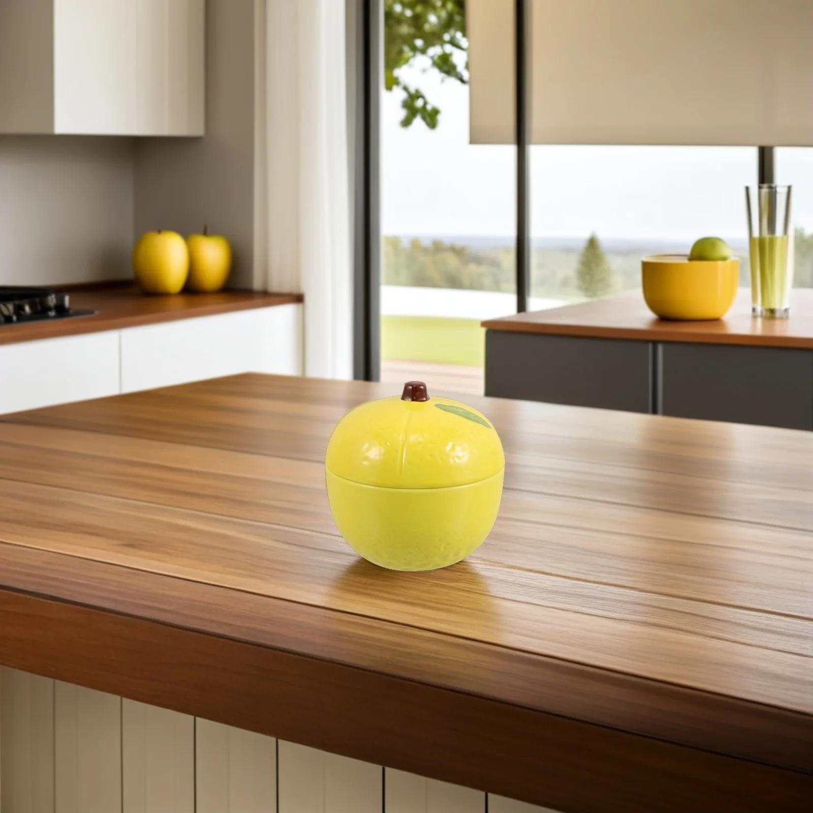 Ceramic Kitchen Containers Airtight Round Design for Food Preservation and Home Decor Lemon Motif Lemon Container
Ceramic Kitchen Containers Airtight Round Design for Food Preservation and Home Decor Lemon Motif Lemon Container