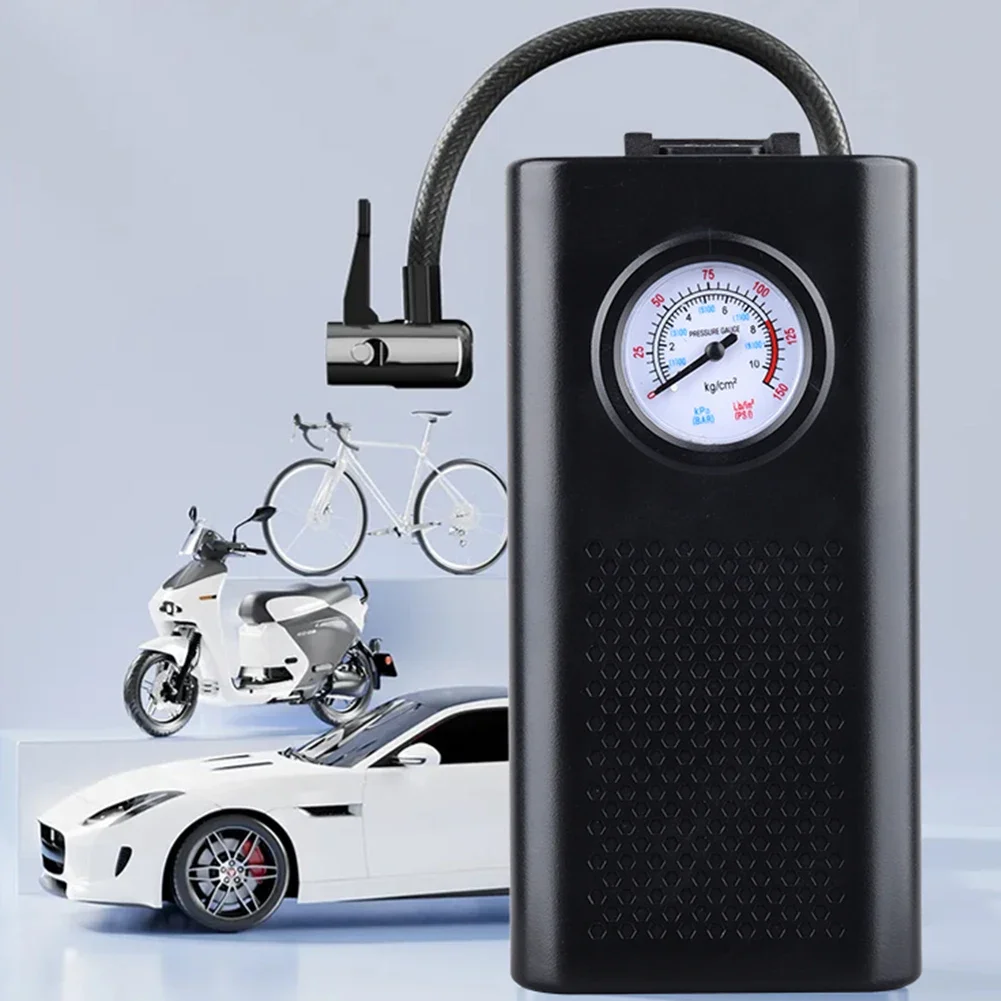 Electric Air Compressor 80W USB Charging Handheld Air Pump Multifunctional Motorcycle Tyre Inflator for Motorbike Auto Bicycle
Electric Air Compressor 80W USB Charging Handheld Air Pump Multifunctional Motorcycle Tyre Inflator for Motorbike Auto Bicycle