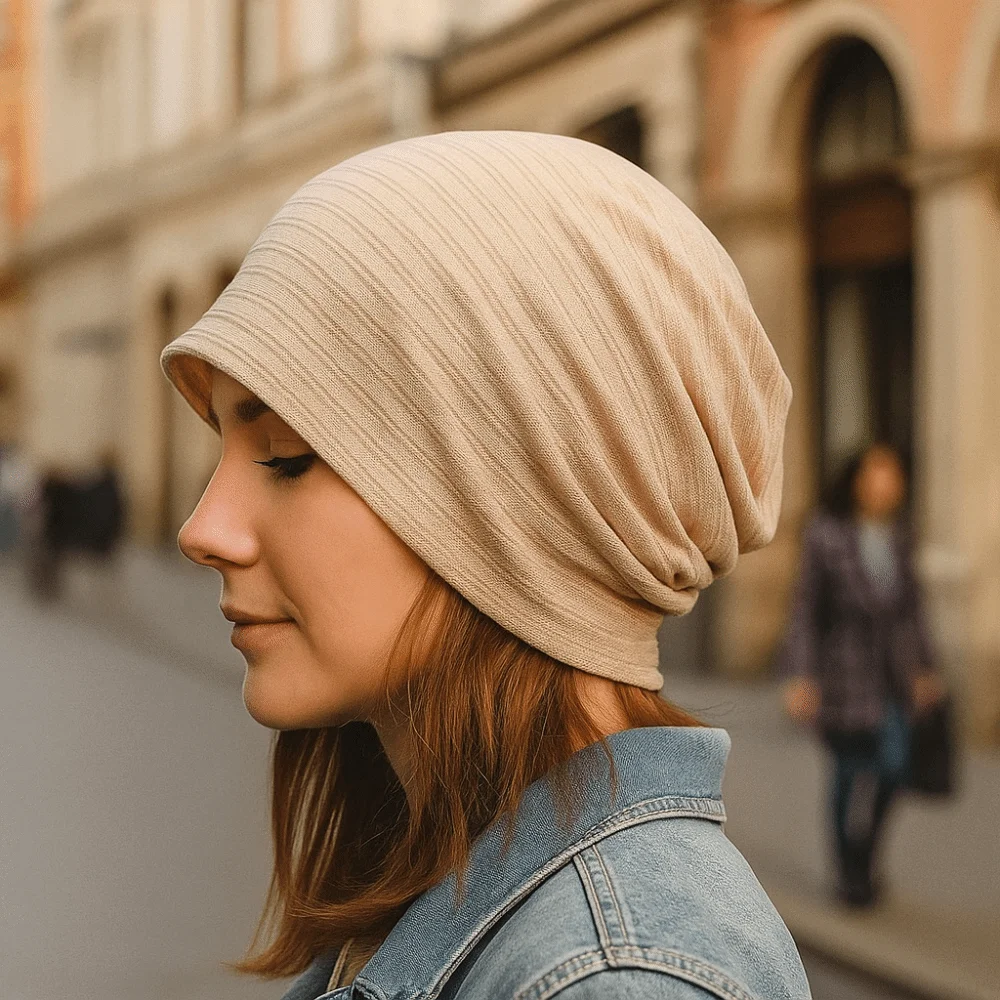 Fabric Caps Stripes Slouchy Beanies Hat Double Layer Soft Knitted Outdoor Baggy Skullcaps Solid Color Breathable
Fabric Caps Stripes Slouchy Beanies Hat Double Layer Soft Knitted Outdoor Baggy Skullcaps Solid Color Breathable