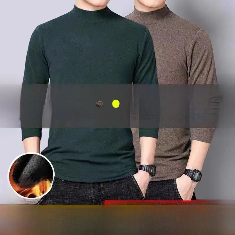 Men's Long Sleeve T-Shirt Double-Faced Fleece Slim Fit Hooded Base Layer Thermal Shirt Casual Style Warm Daily Wear
Men's Long Sleeve T-Shirt Double-Faced Fleece Slim Fit Hooded Base Layer Thermal Shirt Casual Style Warm Daily Wear