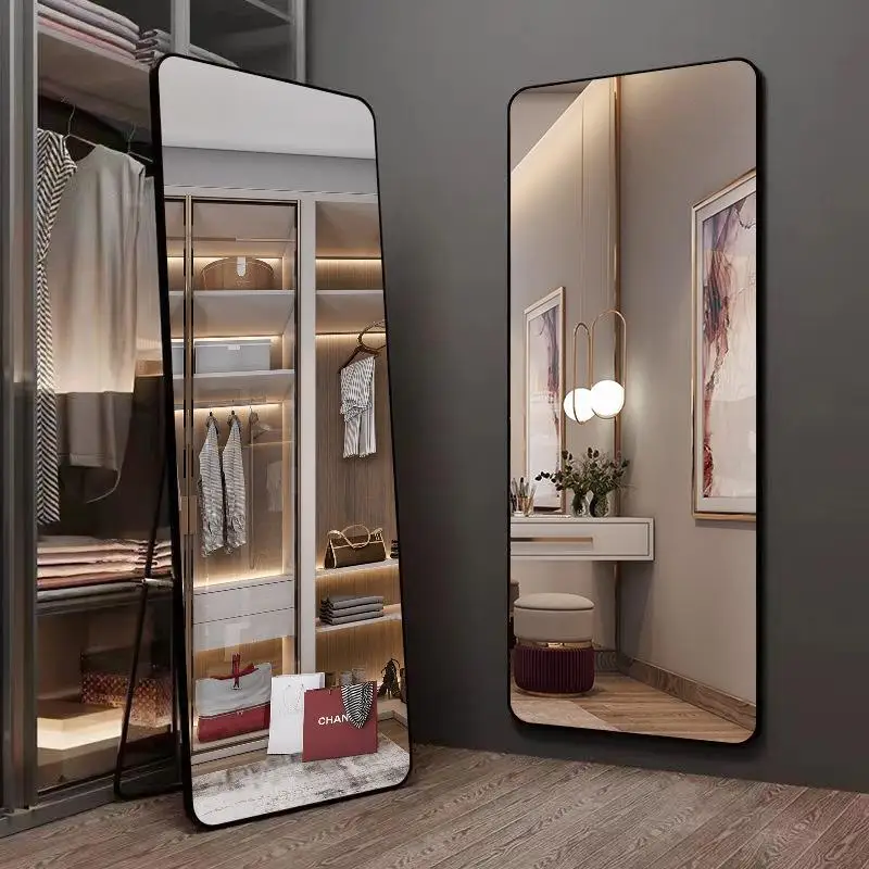 Luxury Full-Length Floor Mirror for Clothing Stores Try-On Mirror Dormitory Home Wall Hanging Dressing Mirror Large Floor Mirror
Luxury Full-Length Floor Mirror for Clothing Stores Try-On Mirror Dormitory Home Wall Hanging Dressing Mirror Large Floor Mirror
