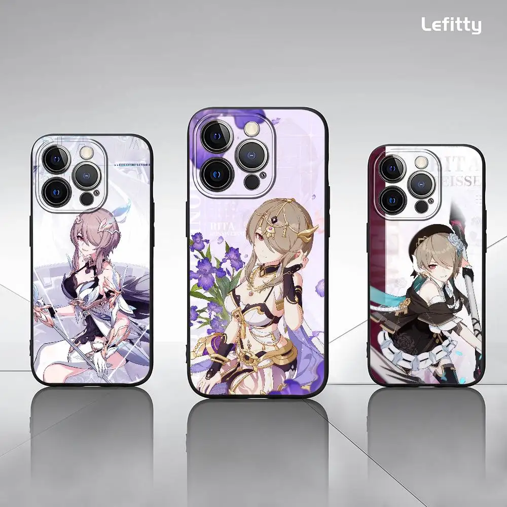 Rita Rossweisse Honkai Impact Phone Case For IPhone 16 15 14 13 Pro Max Plus Mini Frosted Soft Shell Funda Shockproof Cases
Rita Rossweisse Honkai Impact Phone Case For IPhone 16 15 14 13 Pro Max Plus Mini Frosted Soft Shell Funda Shockproof Cases