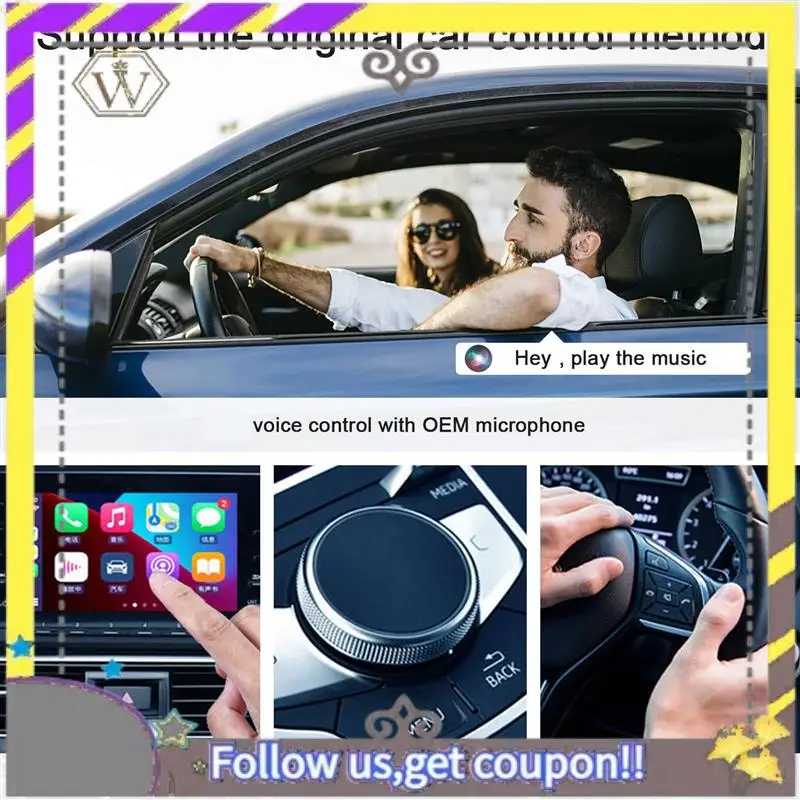 Новый беспроводной адаптер Carplay, проводной к беспроводному адаптеру Carplay для Iphone, Wi-Fi, онлайн-обновление, беспроводной адаптер Carplay
Новый беспроводной адаптер Carplay, проводной к беспроводному адаптеру Carplay для Iphone, Wi-Fi, онлайн-обновление, беспроводной адаптер Carplay