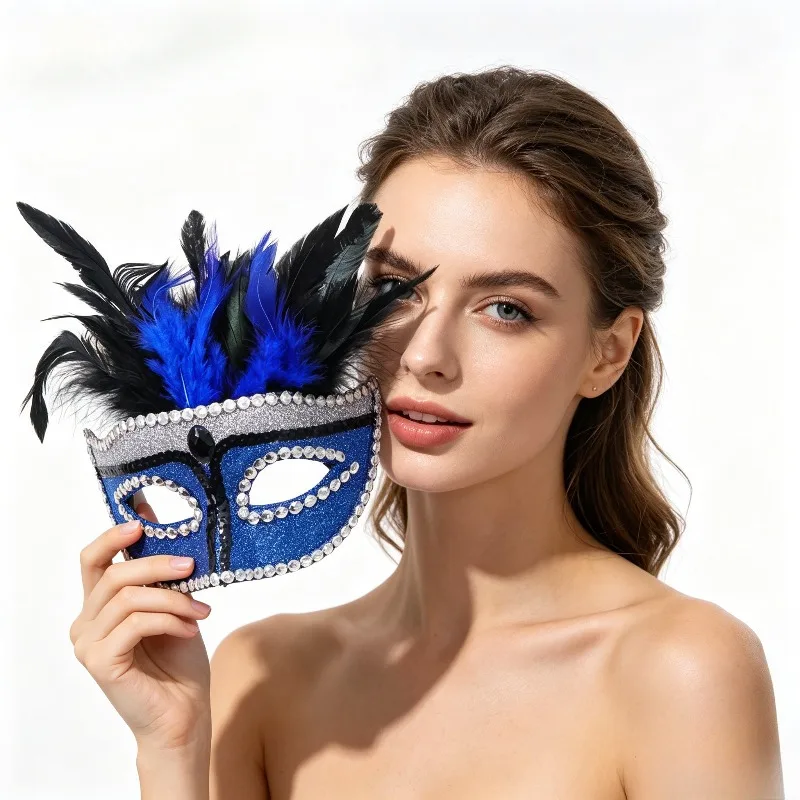 Rhinestone Multi Horn Crown Half Mask Set for Couple Masquerade Ball
Rhinestone Multi Horn Crown Half Mask Set for Couple Masquerade Ball