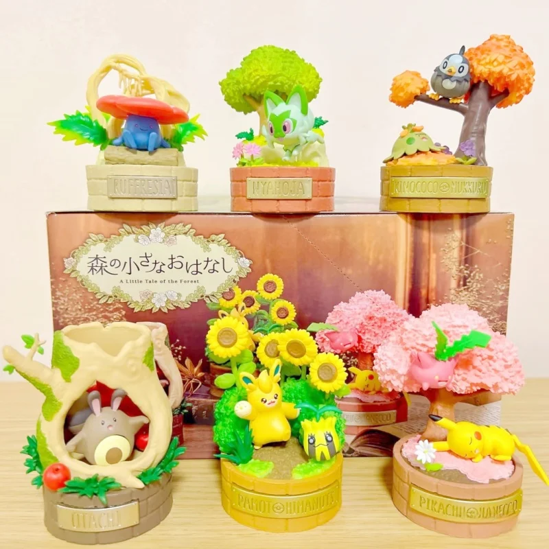 Re-Ment Pokemon Figures a little tale of the forest Vileplume Pawmo Sentret Shroomish Starly Pikachu Hoppip Sprigatito Toys Gift
Re-Ment Pokemon Figures a little tale of the forest Vileplume Pawmo Sentret Shroomish Starly Pikachu Hoppip Sprigatito Toys Gift