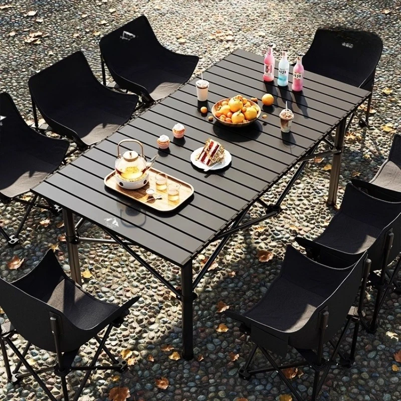 Outdoor folding tables, camping picnic tables and chairs, portable full gear
Outdoor folding tables, camping picnic tables and chairs, portable full gear