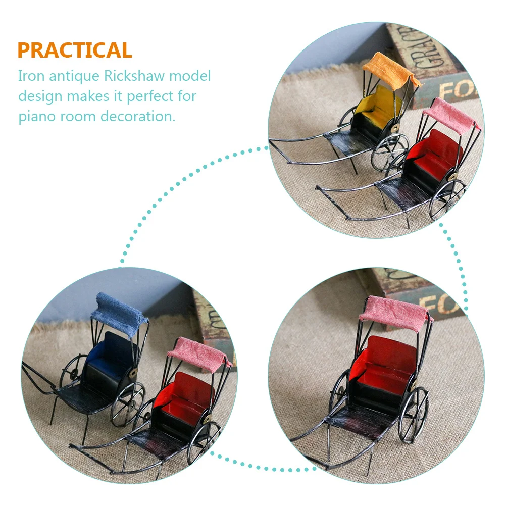 Retro Ornaments Jinrikisha Model Desktop Decoration Vintage Iron Simulated Home Crafts Handicraft Decor Piano Room Gift
Retro Ornaments Jinrikisha Model Desktop Decoration Vintage Iron Simulated Home Crafts Handicraft Decor Piano Room Gift