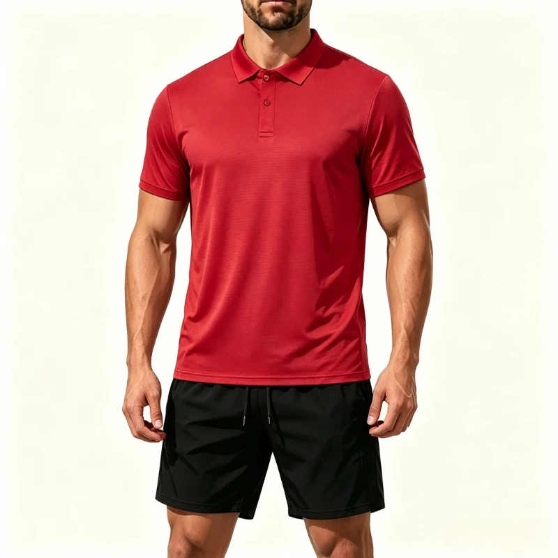 Workwear Tracksuit Men Short-sleeve Business POLO Shirt + Shorts Sets Man Outdoor Sports Fitness Breathable Mesh Lapel Polo Sets
Workwear Tracksuit Men Short-sleeve Business POLO Shirt + Shorts Sets Man Outdoor Sports Fitness Breathable Mesh Lapel Polo Sets