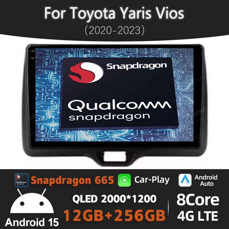 Android 15 Carplay Auto For Toyota Yaris Vios 2020 - 2023 Car Radio Multimedia Stereo Video Player NAVI GPS WIFI 4G Head Unit
Android 15 Carplay Auto For Toyota Yaris Vios 2020 - 2023 Car Radio Multimedia Stereo Video Player NAVI GPS WIFI 4G Head Unit