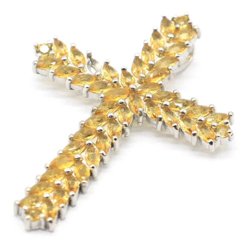 54x40mm Classic Long Cross 6.6g Golden Citrine Pink Tourmaline London Blue Topaz Ladies Silver Pendant
54x40mm Classic Long Cross 6.6g Golden Citrine Pink Tourmaline London Blue Topaz Ladies Silver Pendant