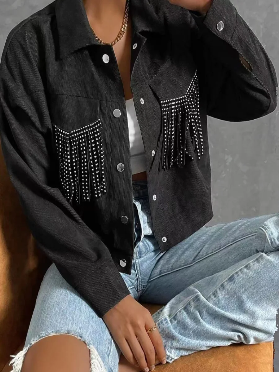 Bla ort Collar Tassel Jaet Autumn Winter New Arrival Versatile Top Coat Mechanical Sle Slim Fit Polyester Fiber
Bla ort Collar Tassel Jaet Autumn Winter New Arrival Versatile Top Coat Mechanical Sle Slim Fit Polyester Fiber