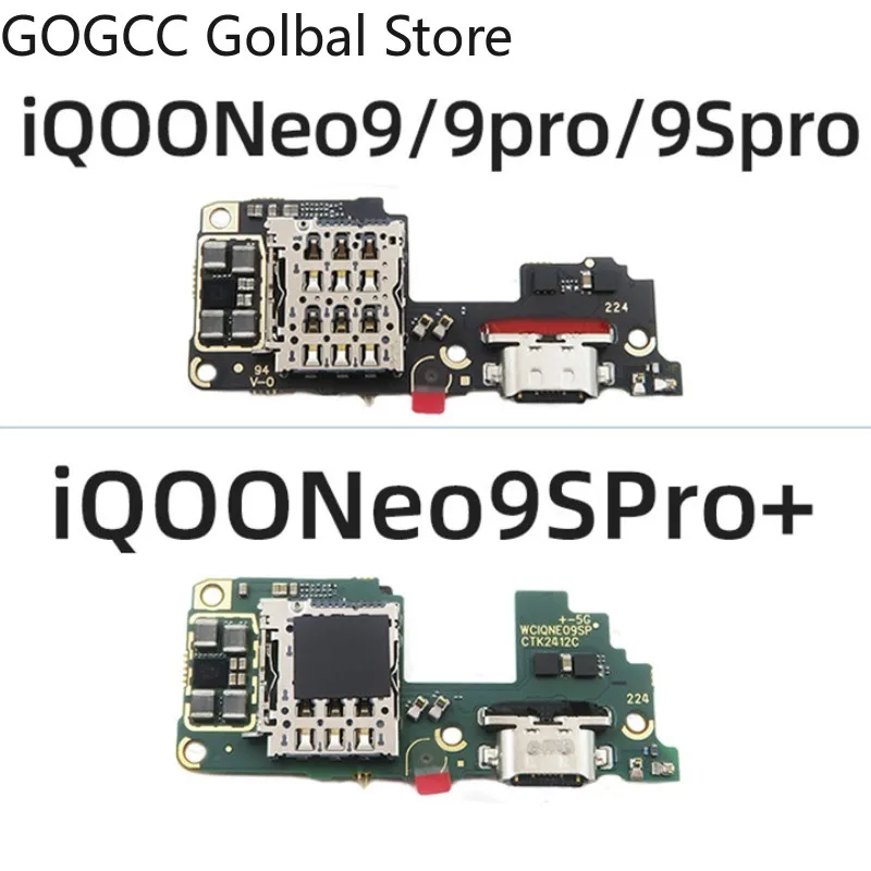 Original For iQOO Neo 9 9S Pro+ Plus USB Charging Port Jack Dock Charger Plug Microphone SIM Card Slot Reader Board Flex Cable
Original For iQOO Neo 9 9S Pro+ Plus USB Charging Port Jack Dock Charger Plug Microphone SIM Card Slot Reader Board Flex Cable