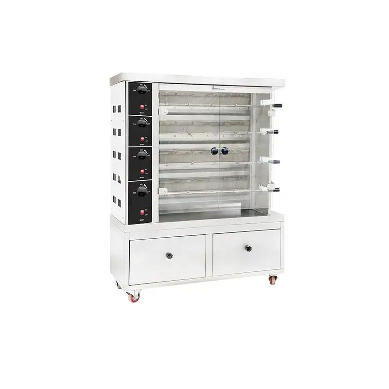 Restaurant Kitchen Equipment Gas Chicken Rotisserie Grill Machine Roster Chicken Machine Electric Rotisserie For Whole Chicken
Restaurant Kitchen Equipment Gas Chicken Rotisserie Grill Machine Roster Chicken Machine Electric Rotisserie For Whole Chicken