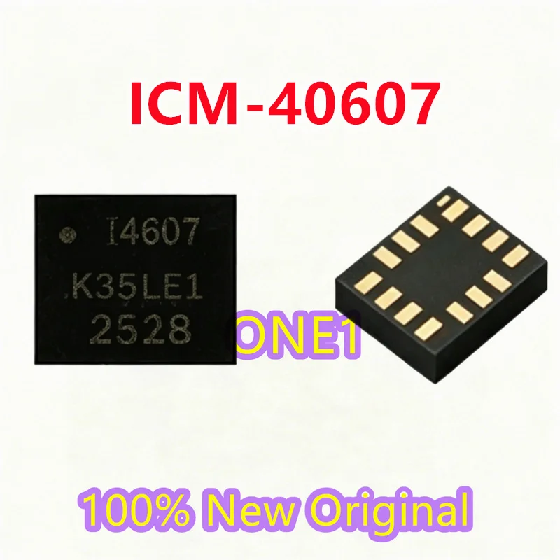 New original ICM-40607 LGA-14 screen print: I4607 3-axis acceleration gyroscope sensor chip
New original ICM-40607 LGA-14 screen print: I4607 3-axis acceleration gyroscope sensor chip