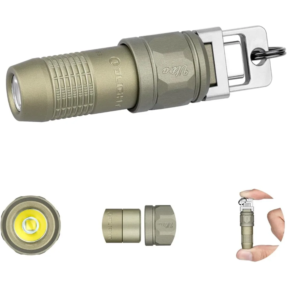 OLIGHT iUltra Rechargeable EDC Flashlight, 80 Lumens Mini LED Keychain Light, Easy take with Pocket
OLIGHT iUltra Rechargeable EDC Flashlight, 80 Lumens Mini LED Keychain Light, Easy take with Pocket
