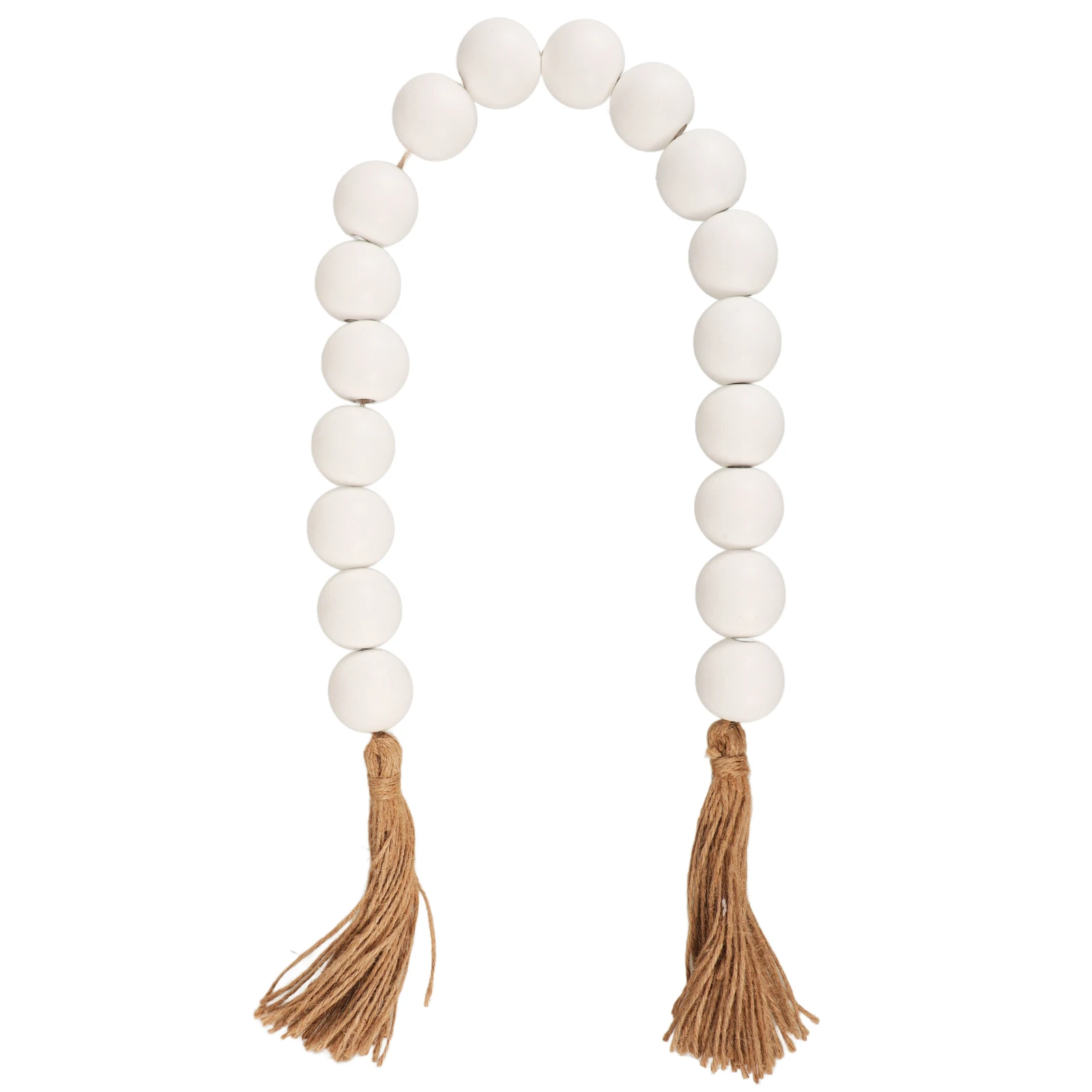 Wooden Garland Decoration Tassels Rustic Boho Shelf Farmhouse Decor White Beads Unique Piece Long Wooden for Coffee
Wooden Garland Decoration Tassels Rustic Boho Shelf Farmhouse Decor White Beads Unique Piece Long Wooden for Coffee