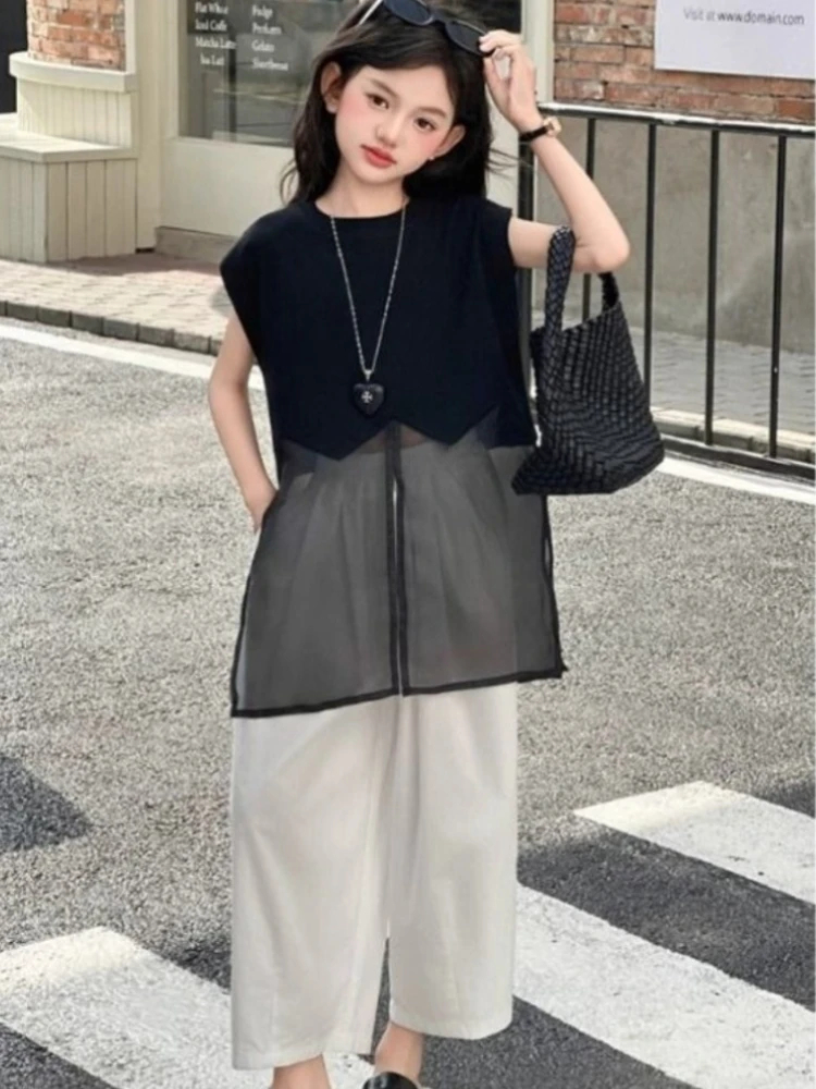 Little Girl Clothes Summer Children's Clothing Setup Child Girls Girls' 2025 New Kids Fashion Outfit Outdoor Sets Suit Korean
Little Girl Clothes Summer Children's Clothing Setup Child Girls Girls' 2025 New Kids Fashion Outfit Outdoor Sets Suit Korean