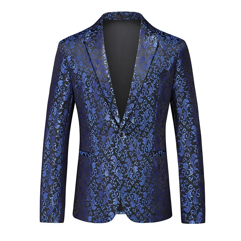 2023 Spring and Autumn Personalized Evening Dress Small Suit Trend Men's Suit Casual Pattern Coat
2023 Spring and Autumn Personalized Evening Dress Small Suit Trend Men's Suit Casual Pattern Coat